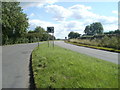 Speed camera sign alongside the A4042 north of Little Mill