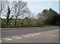 Entering the A24 (Newcastle) Road from the direction of Loughinisland