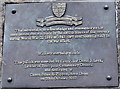 Civil defences War Memorial plaque, Pontypool