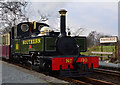 The locomotive "Lyd" at Minffordd Station