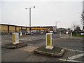 Eleanor Cross Road at the junction of Longcroft Drive