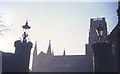 Gateposts, Durham Castle, 1968