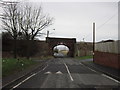 The rail bridge on Station Road