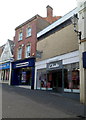 Clarks shoe shop and a C&G branch, Stroud