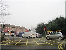 TQ0970 : Road junction, Sunbury by Alex McGregor