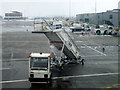 Snow at Luton Airport