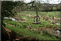 SD0997 : Garden at Muncaster Mill, Cumbria by Peter Trimming
