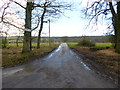 Woolland, farm entrance