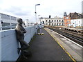 Platforms Piece at Brixton station