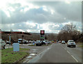 A343 passes the Texaco Garage