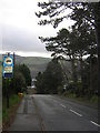 Steep descent into Llanbadarn Fawr