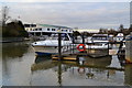 Moored boats opposite Raven