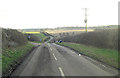 Furzedown Road junction with un-named cul-de-sac