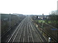 Railway heading south, Dallam