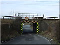 SJ5893 : Railway bridge over Alder Root Lane by JThomas
