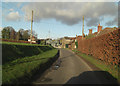 Kings Somborne Road passes Pitt Farm