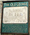 Old George Inn sign, Stroud