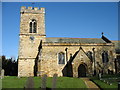 SP6675 : St Helen's church, Thornby by David Purchase