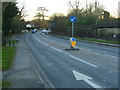 The A343 looking south toward the bridge over Pillhill Brook