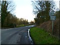 Road junction at the south end of Upper Clatford