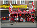 Football merchandise stall, Holloway