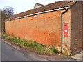 TM4262 : Saxmundham Road Victorian Postbox by Geographer