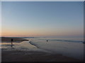 NT6579 : Coastal East Lothian : Walking The Dog On Belhaven Sands by Richard West