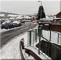 Snowy cars in Claremont, Malpas, Newport