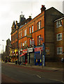 TQ3088 : Public house and shops, Tottenham Lane by Jim Osley