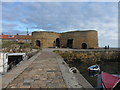 NU2328 : Disused Limekilns at Beadnell Harbour by Anthony Foster