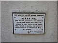 Nempnett Thrubwell: old waterworks sign