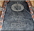 All Saints, Drinkstone - Ledger slab