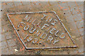 J3479 : Millfield Foundry rodding access cover, Greencastle, Belfast (2) by Albert Bridge