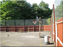 SP2865 : Netball court, King's High, Warwick by Robin Stott