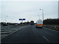 M62 eastbound slip to M621