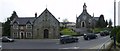 H4472 : Church buildings along John Street, Omagh by Kenneth  Allen