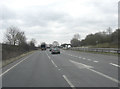 A43 passes turning to Hulcote