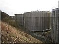 Storage tanks, Dundee Oil Refinery