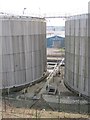 Storage tanks, Dundee Oil Refinery