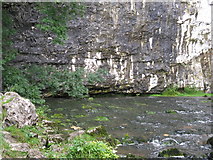 SD8964 : Malham Beck flowing from Malham Cove by Dave Spicer