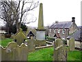 Obelisk of Hawthorn tomb, Church of St. Michael & All Angels, Newburn