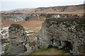 NR3676 : Waterfalls and natural arches south of Bolsa, Islay by Becky Williamson