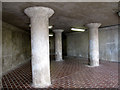 TQ4179 : Concrete columns in the Thames Barrier subway by Stephen Craven