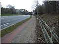 Cycle path beside Weston Road