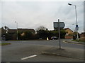 Ruscombe Turn roundabout on Waltham Road