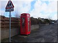 Old red phonebox, Allanton