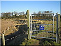 Gate on bridleway to Fishbeck