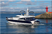 J5082 : Boat leaving Bangor harbour by Rossographer