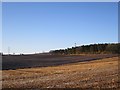 A newly ploughed field