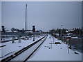 Looking east from Havant station